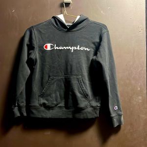 Medium black CHAMPION kids hoodie